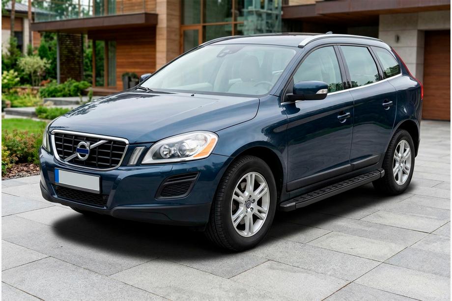Volvo XC60 2009-2017 Seitenschweller / Trittbretter Fullmond Black (2 Stk., Aluminium) Image