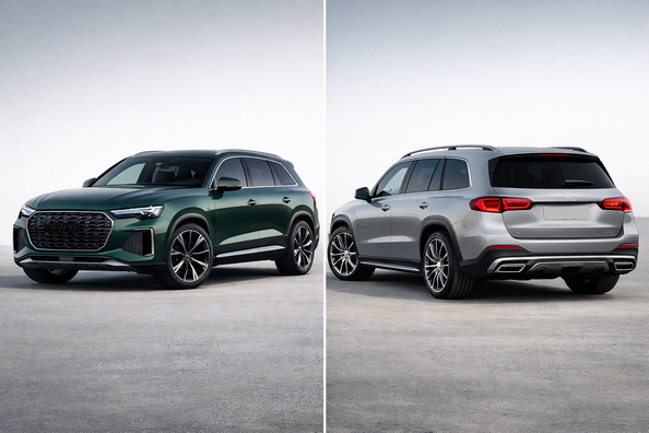 Audi Q9 2027 vs Mercedes-Benz GLS 2027: Preis, Motoren, Daten und was ist besser
