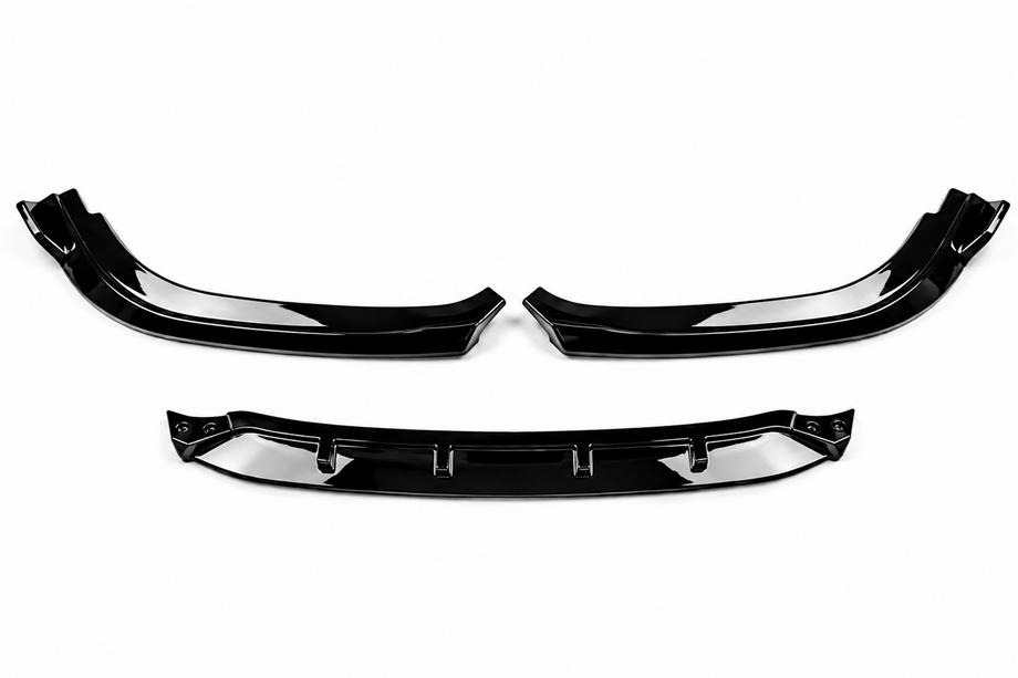 BMW 5er G30/G31 2017–2023 Frontlippe für Stoßfänger DPT (für Base 2017-2020, Schwarz Hochglanz, spritzgegossen) Foto 2