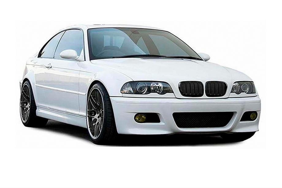 BMW 3 Series E46 1998-2006 M-Look Nieren DPT (für Coupe 1998-2003, Schwarz Hochglanz) Image