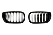 BMW 3 Series E46 1998-2006 Nierengrill M-Look DPT (1997-2001, Schwarz Hochglanz) Foto 1