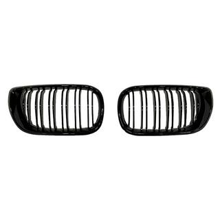 Nierengrill M-Look DPT (1997-2001, Schwarz Hochglanz) BMW 3 Series E46 1998-2006