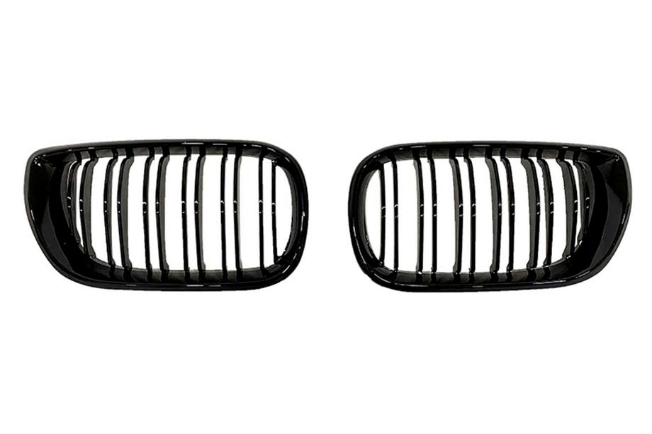 BMW 3 Series E46 1998-2006 Nierengrill M-Look DPT (1997-2001, Schwarz Hochglanz) Image
