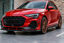 Audi A3 2020- Frontlip für Stoßstange Lip DPT V1 (für RS3, 2024+, Schwarz Hochglanz) Foto 1