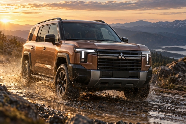 Neuer Mitsubishi Pajero 2026: Leiterrahmen-SUV mit Super Select 4WD-II Foto 3