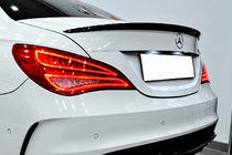 Mercedes CLA C117 2013-2019 DPT Heckspoiler (Schwarz Glanz) Foto 1