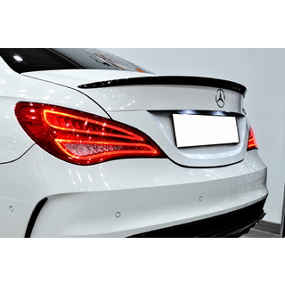 DPT Heckspoiler (Schwarz Glanz) Mercedes CLA C117 2013-2019 Foto 1