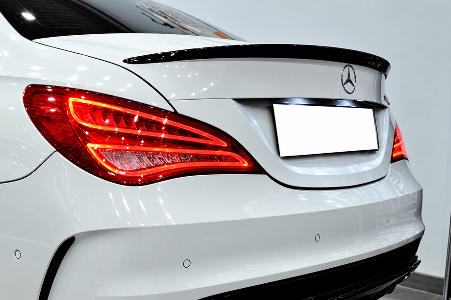 Mercedes CLA C117 2013-2019 DPT Heckspoiler (Schwarz Glanz) Image