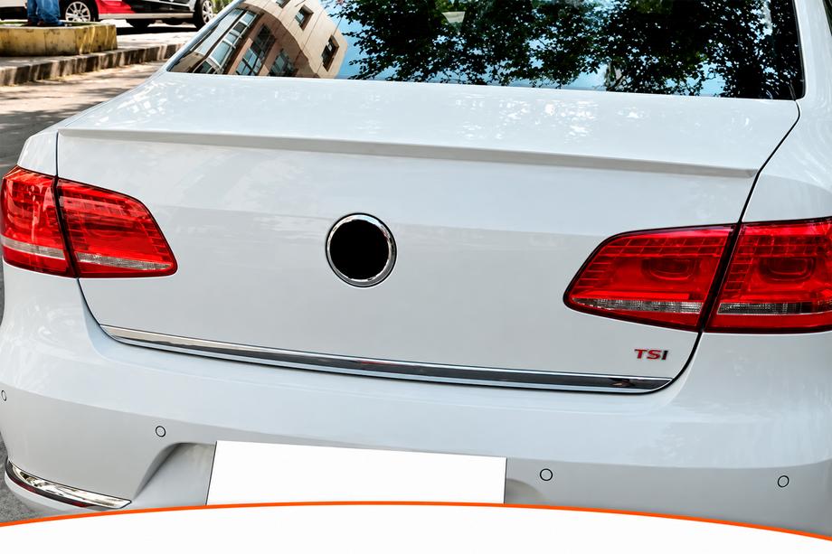 Volkswagen Passat B7 2012-2015 DPT Spoiler (für EU, Schwarz Hochglanz) Image