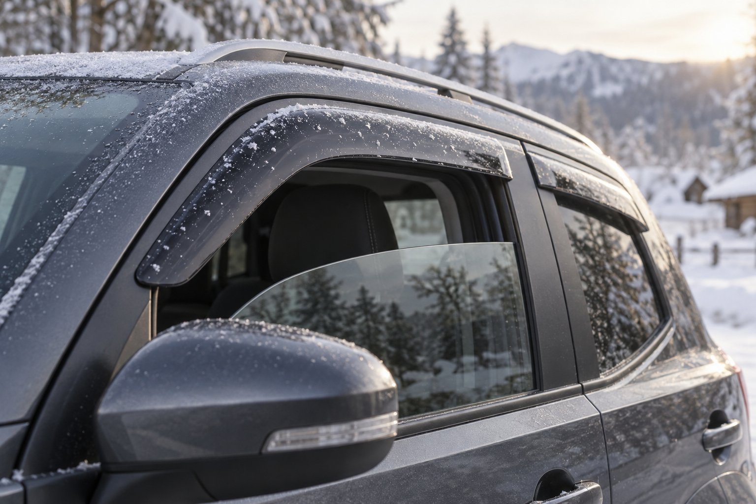 Frieren Windabweiser im Winter fest – und sollte man sie abnehmen?