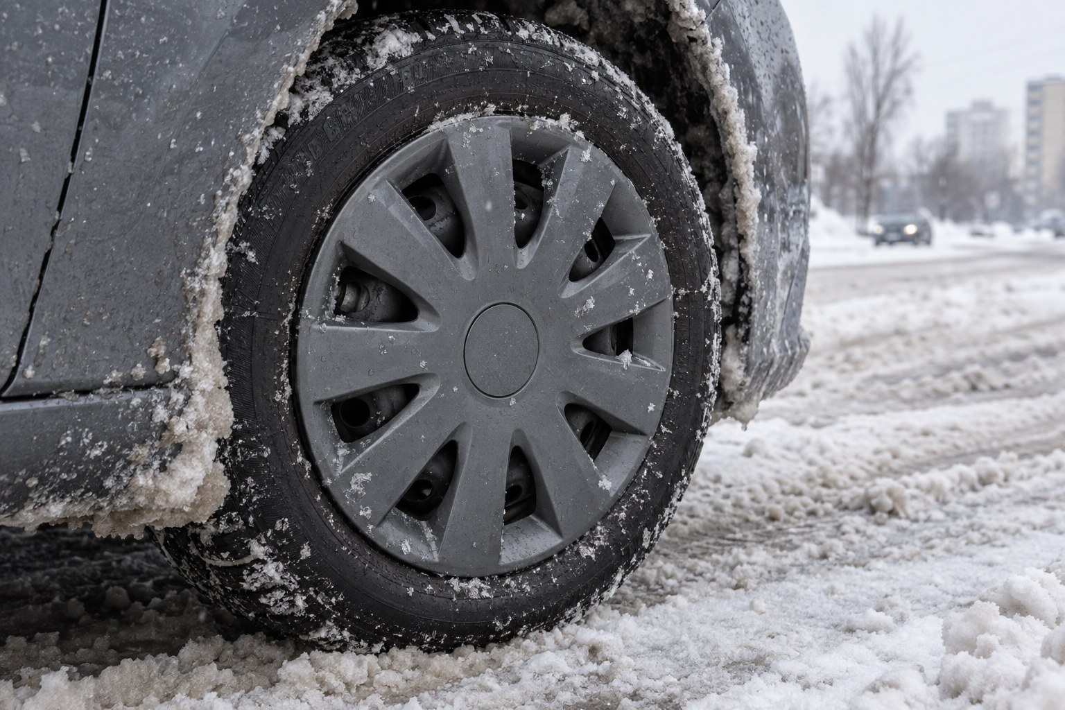 Radkappen im Winter: Fliegen sie in den Schnee? So befestigst du sie