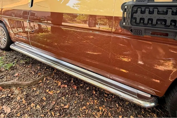 Volkswagen T4 fürs Camping und Offroad: Montage von Frontschutz, Seitenschwellern und Heckecken Foto 13