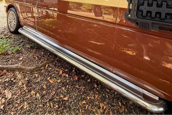 Volkswagen T4 fürs Camping und Offroad: Montage von Frontschutz, Seitenschwellern und Heckecken Foto 14