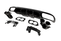 Mercedes E-class W213 2016-2023 Heckdiffusor mit Auspuffendrohren E53-Design Black (für Base) Foto 2