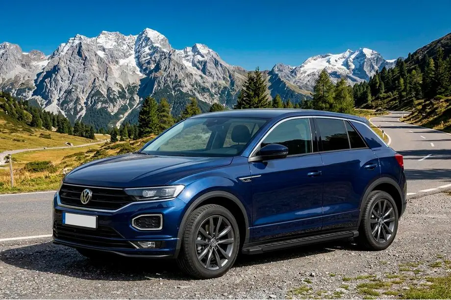 Volkswagen T-Roc 2017-2025 Seitenschweller Fullmond Black (2 Stk., Aluminium) Image