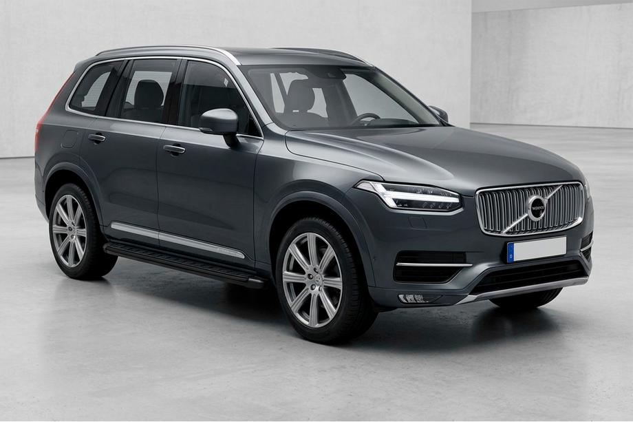 Volvo XC90 2015- Seitliche Trittbretter Fullmond Black (2 Stk., Aluminium) Image