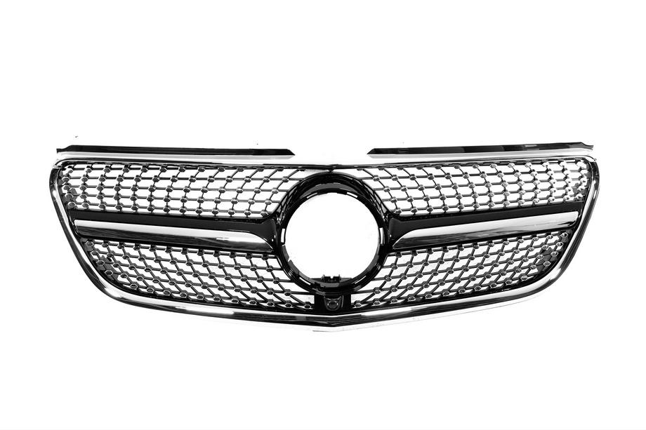 Mercedes Vito/V-class W447 2014- Frontgrill Diamond Black (2014-2023 für Vito W447) Image