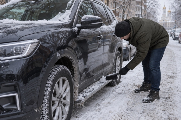 Seitenschweller-Trittbretter im Winter: Eis, Schnee, Salz – sicher treten, richtig pflegen Foto 1