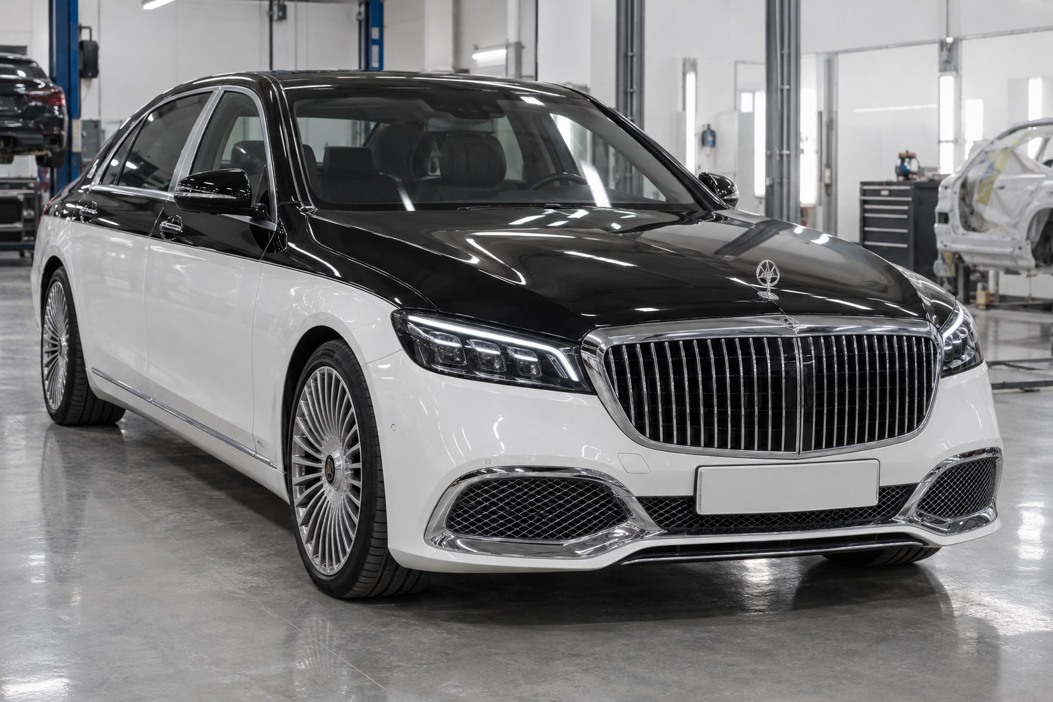 Mercedes S-Class W221 im W222- oder W223-Stil: Facelift zwei Generationen später – inkl. Maybach und S63