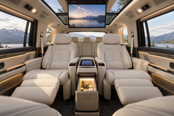 Leapmotor D19: Sechssitzer-Flaggschiff mit bis zu 300 km E-Reichweite – gezeigt in Paris Foto 1