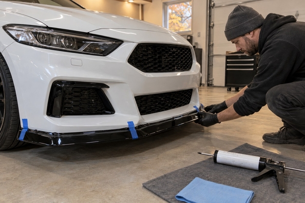 Kann man im Herbst und Winter lackieren und ein Bodykit montieren: Temperatur, Grundierung trocknen, Kleber Foto 1