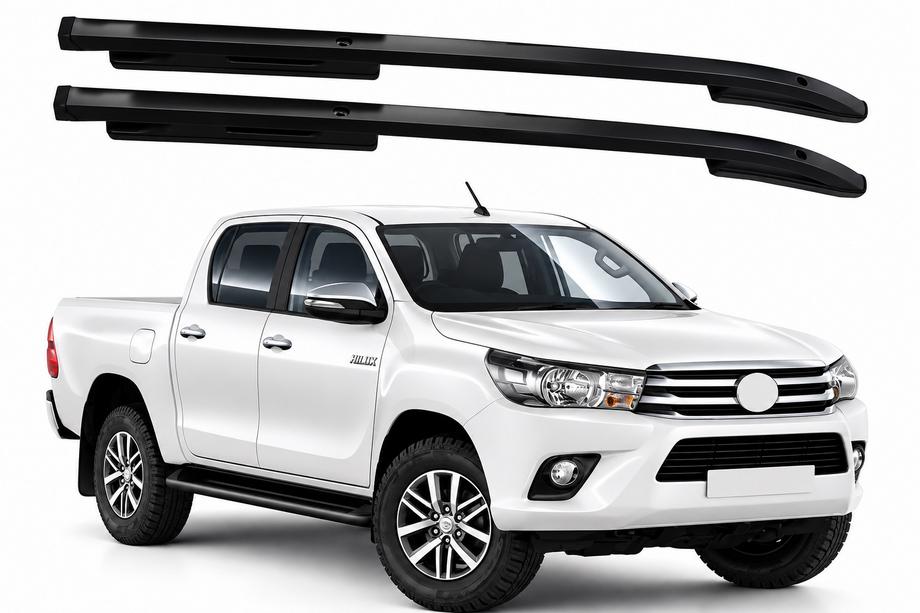 Toyota Hilux 2015- OEM Dachreling schwarz (ABS) Foto 1