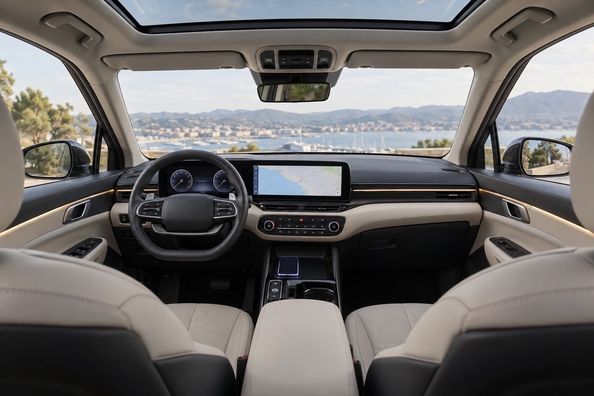 Neuer Hyundai Bayon der 2. Generation: Paris, Maße, 1.6-Hybrid, Innenraum Foto 1