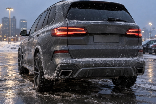 AMG/M-Style Stoßfänger und Parksensoren im Winter: warum Sensoren Schnee und Salz „sehen“ – und wie man sie in den neuen Stoßfänger übernimmt Foto 2