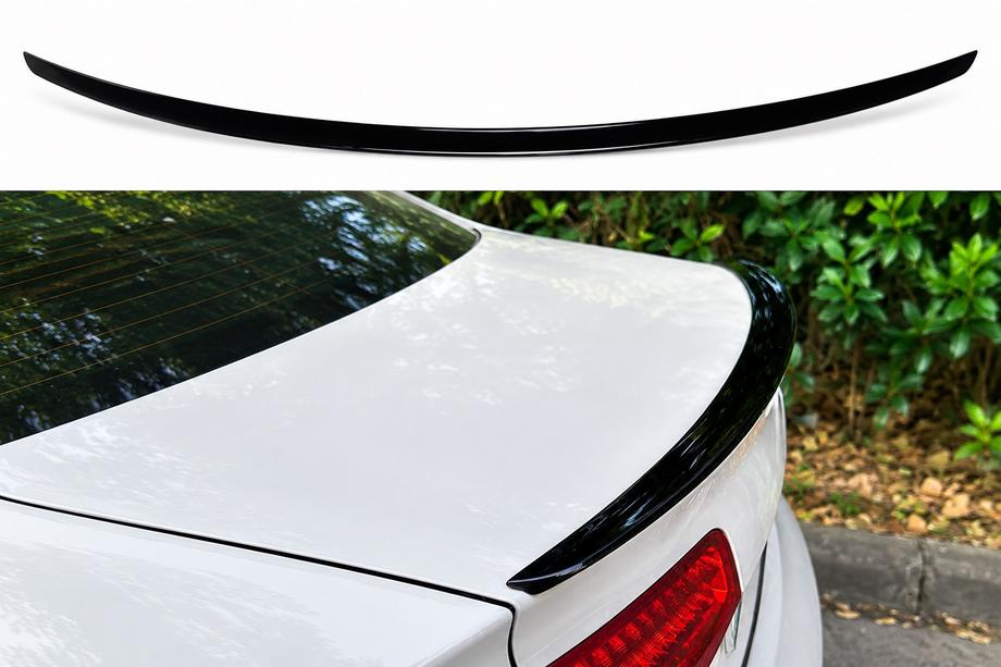Audi A4 B8 2007-2015 S-Style Spoiler (für SD 2011-2015, Schwarz Hochglanz) Foto 1
