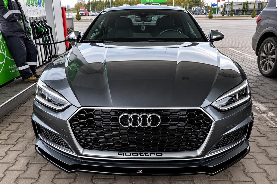 Audi A5 2016-2025 Frontspoilerlippe für Stoßstange (für S-Line 2016-2019, ABS) Foto 1