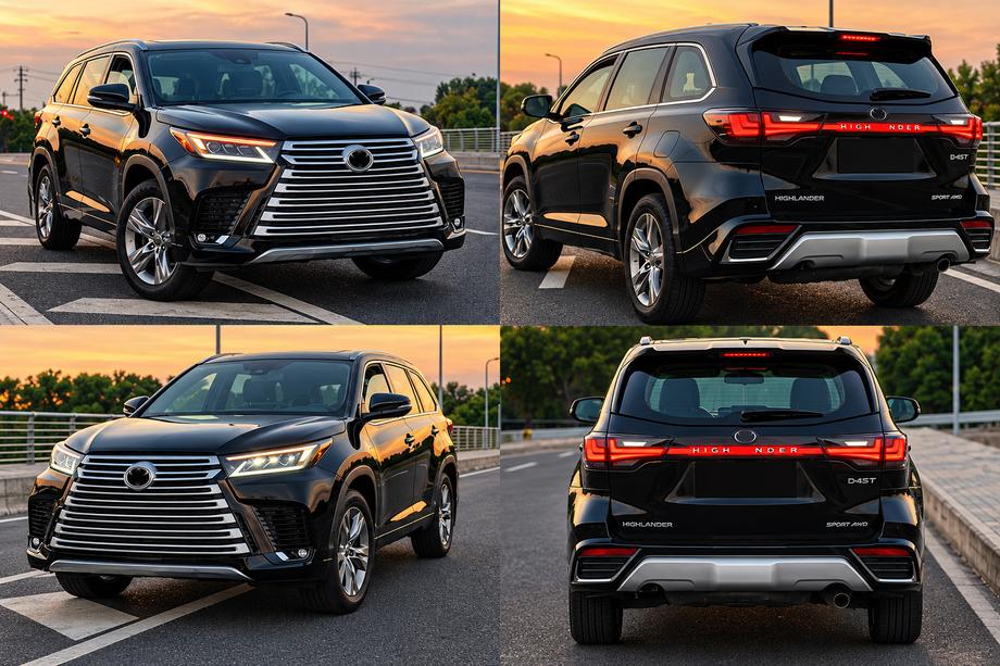 Toyota Highlander 2013-2019 LX600-Style Karosseriekit Foto 2