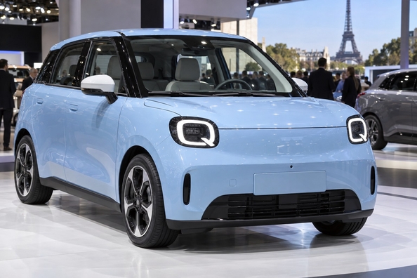Chery Q: Cherys erstes E-Auto für Europa – das zeigten sie in Paris Foto 2