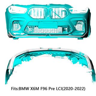 Frontstoßstangen-Lippe Flap (für F96 2018-2022, Carbon) BMW X6 G06 2019–2027 Foto 2