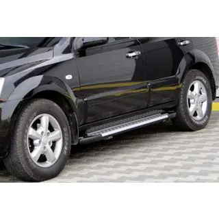 Trittbretter Allmond Grey (2 Stk., Alu)