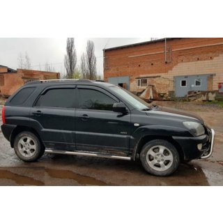 Seitliche Rohre (2 Stk., Edelstahl) Kia Sportage 2004-2010 Foto 2