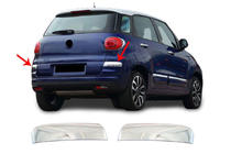 Fiat 500/500L 2013-2022 Edelstahl Eckenschutz für Stoßfänger passend für 500L 2018+ (2 Stk) Foto 1
