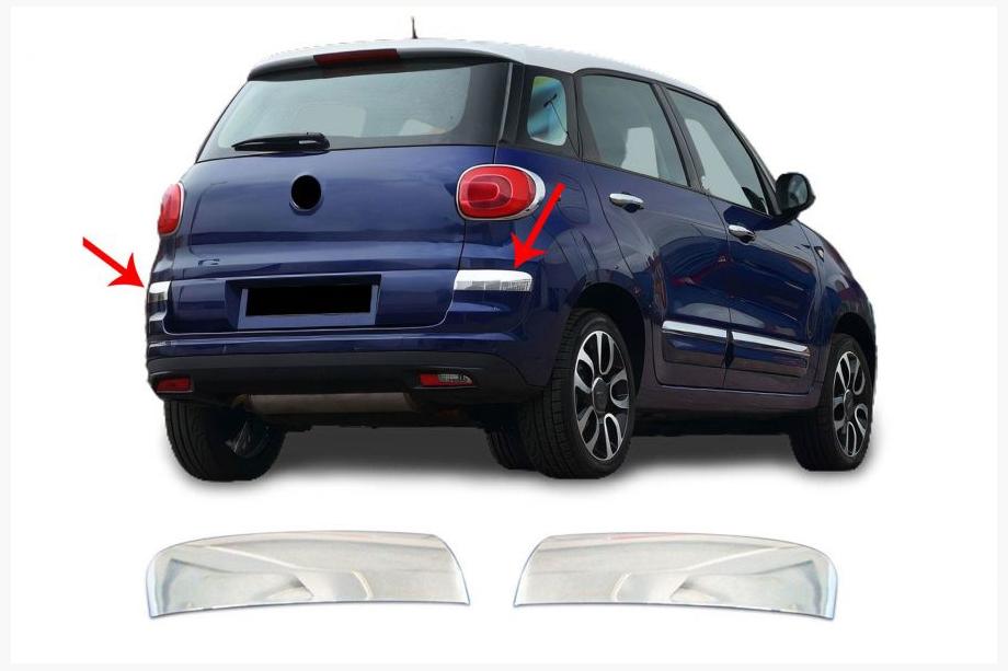 Fiat 500/500L 2013-2022 Edelstahl Eckenschutz für Stoßfänger passend für 500L 2018+ (2 Stk) Image