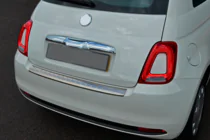 Fiat 500/500L 2013-2022 Heckstoßstangenabdeckung 3D/Cabrio (OmsaLine, Edelstahl) Foto 1