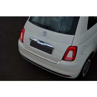 Heckstoßstangenabdeckung 3D/Cabrio (OmsaLine, Edelstahl) Fiat 500/500L 2013-2022 Foto 4