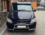 Mercedes Vito W639 2004-2014 Frontscheibenblende (schwarz glanz, 5mm) Foto 4