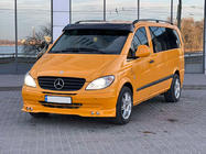 Mercedes Vito W639 2004-2014 Frontscheibenblende (schwarz glanz, 5mm) Foto 1