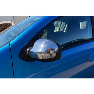 Spiegelabdeckungen (2 Stk., Edelstahl) Renault Logan II 2013-2022 Foto 2