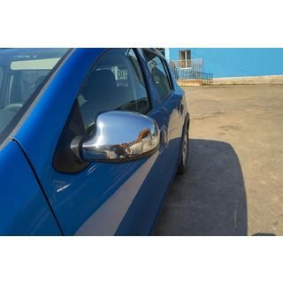 Spiegelabdeckungen (2 Stk., Edelstahl) Renault Logan II 2013-2022 Foto 1