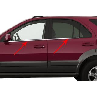 Fensterzierleisten Edelstahl (4 Stk) Kia Sorento I BL 2002-2009 Foto 1