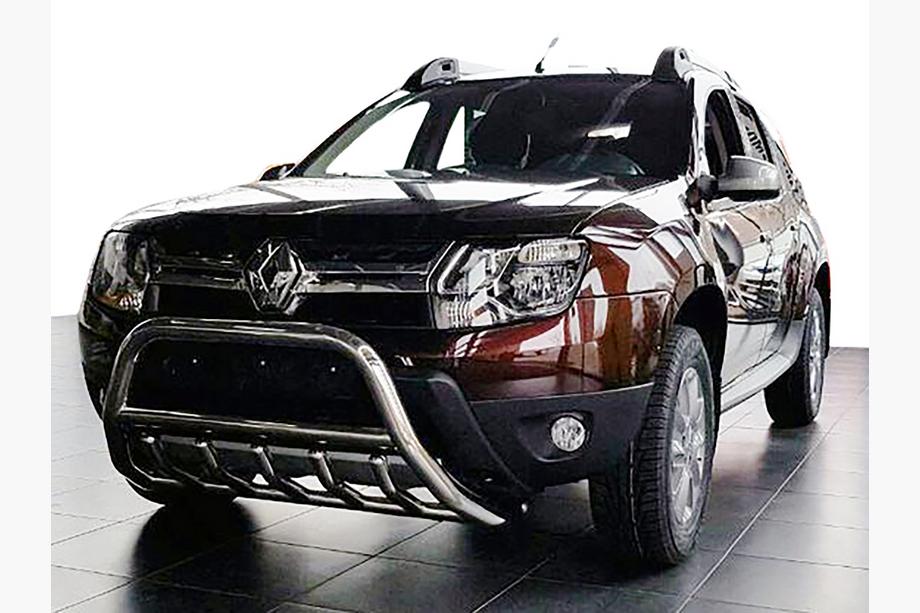 Renault Duster 2008–2017 Frontbügel ohne Schriftzug WT003 (Edelstahl) Foto 2