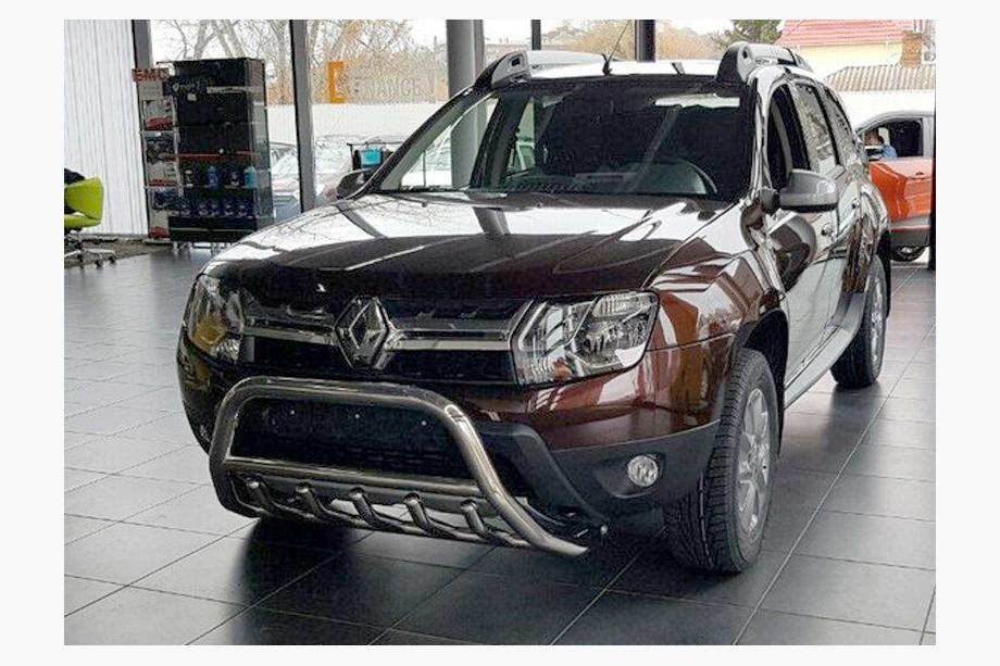 Renault Duster 2008–2017 Frontbügel ohne Schriftzug WT003 (Edelstahl) Foto 5