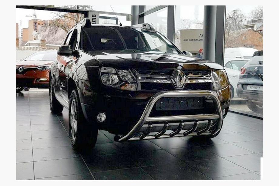 Renault Duster 2008–2017 Frontbügel ohne Schriftzug WT003 (Edelstahl) Foto 7