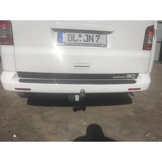 Heckstoßstangenschutz mit Kante (ABS-Kunststoff) Volkswagen T5 Caravelle 2004-2010 Foto 3
