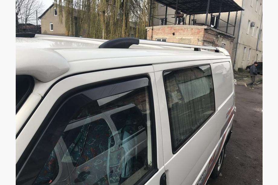 Volkswagen T4 Caravelle/Multivan 1990–2003 Dachreling Chrom DORA (Metallbefestigung) Nur für kurzen Radstand Foto 4