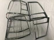 Toyota Land Cruiser 200 2007-2021 Chrom Rückleuchten Abdeckungen (2008-2012, 4-teilig, Kunststoff) Foto 2